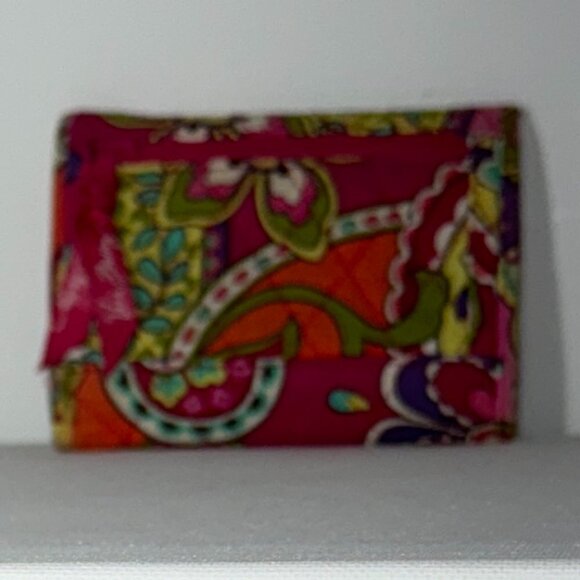 Vera Bradley Compact Pink Paisley Wallet - Picture 6 of 6